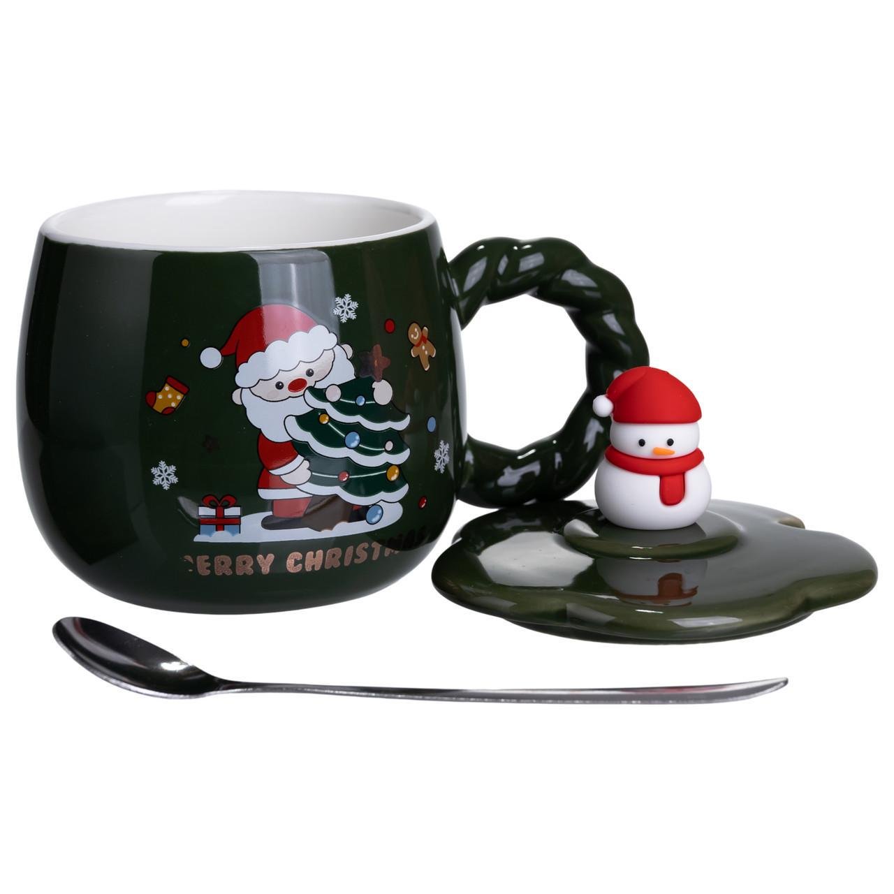 Чашка порцелянова Winter's Tale з кришкою 400 мл (FM-CS-20D) - фото 3 Чашка порцелянова Winter's Tale з кришкою 400 мл (FM-CS-20D) - фото 3