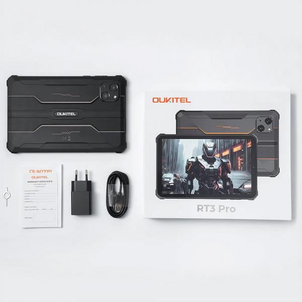 Планшет Oukitel RT3pro 8" HD 4 Гб 128 Гб G81 5150 mAh IP69K LTE Black (26075345) - фото 9 Планшет Oukitel RT3pro 8" HD 4 Гб 128 Гб G81 5150 mAh IP69K LTE Black (26075345) - фото 9