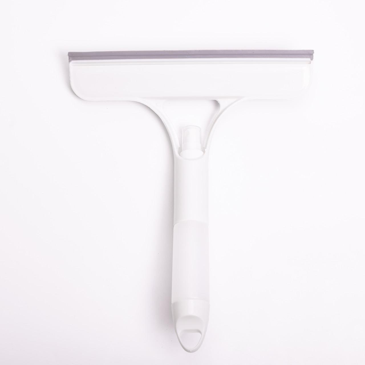 Швабра-щітка з пульверизатором і скребком для миття HP-35015-26W Білий (7996) - фото 3