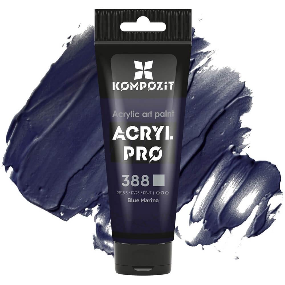 Акрилова фарба ART Kompozit 388 75 мл Глибоко-синій (59388)