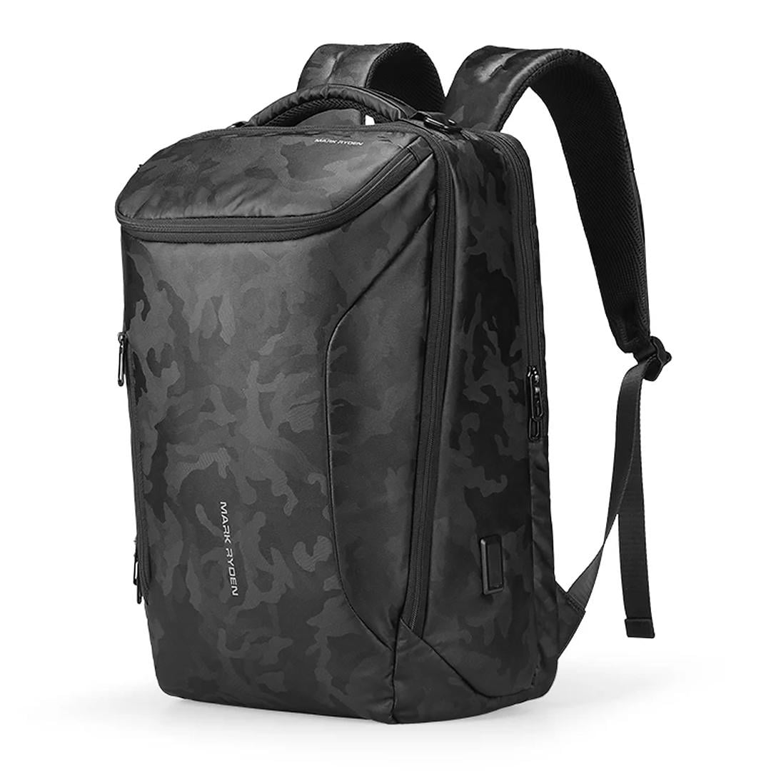 Рюкзак городской для ноутбука 17,3" Mark Ryden 9031YSJ с USB портом большой 28 л Camouflage Black (18664)