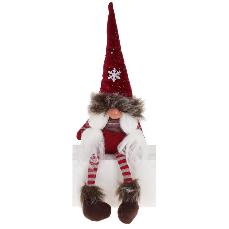 Мягкая игрушка BonaDi Сидящий Гном Девочка (822-345)