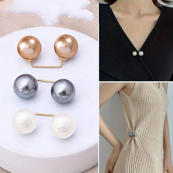 Броши на одежду с жемчугом L00158 30 шт. (L00158) - фото 3