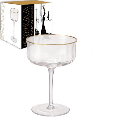 Набор бокалов для шампанского SNT Brilliance 300 мл 4 шт. (7051-17 )