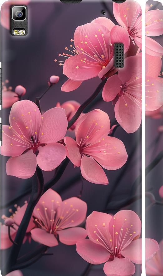 Чехол на Lenovo K3 Note K50-T5 Пурпурная сакура (6075m-141-42517)