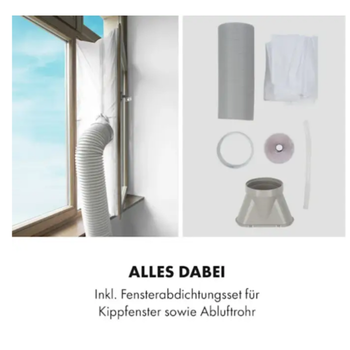 Кондиціонер мобільний KLARSTEIN Kraftwerk Smart 12K 3в1 з дистанційним керуванням (10034665) - фото 6 Кондиціонер мобільний KLARSTEIN Kraftwerk Smart 12K 3в1 з дистанційним керуванням (10034665) - фото 6