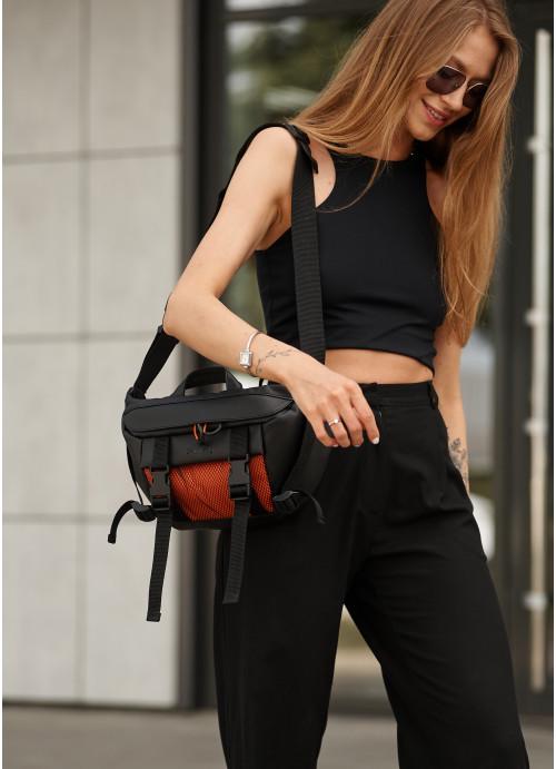 Бананка женская водостойкая Sambag с ключицницей Черный (28523709) - фото 6