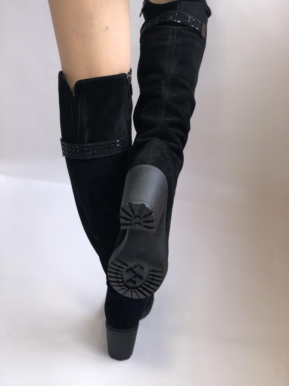 Ботфорти жіночі зимові Molka р. 39 25,0 см Чорний (2357) - фото 9 Ботфорти жіночі зимові Molka р. 39 25,0 см Чорний (2357) - фото 9