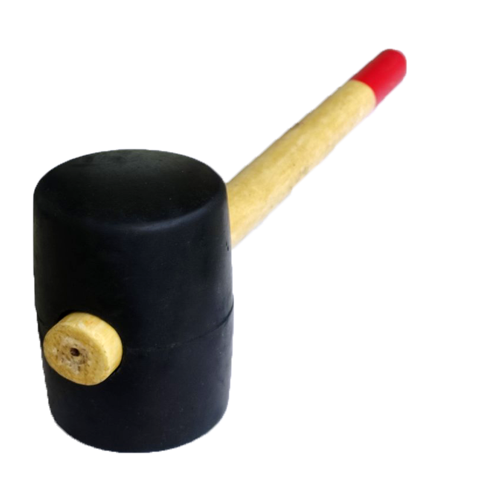 Киянка резиновая с деревянной ручкой 900 г (52085) - фото 2 Киянка резиновая с деревянной ручкой 900 г (52085) - фото 2