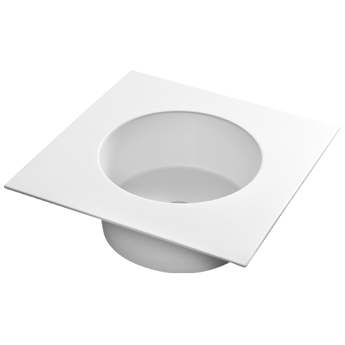 Умивальник врізний AXA Skyland 3213401 550x550x190 мм Білий (112912)