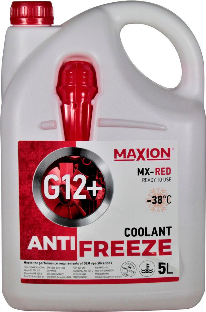 Антифриз Maxion G12+ от -35 до +108 5 л Green (0101152)