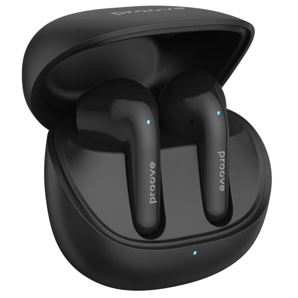 Наушники беспроводные Proove Logic TWS Bluetooth 5.4 с кейсом 300 mAh Черный (27316530)