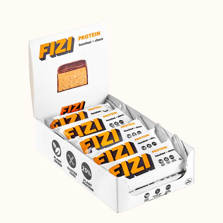 Батончик протеиновый Fizi Фундук/Шоколад 45 г 10 шт. (2512019184) Батончик протеиновый Fizi Фундук/Шоколад 45 г 10 шт. (2512019184)