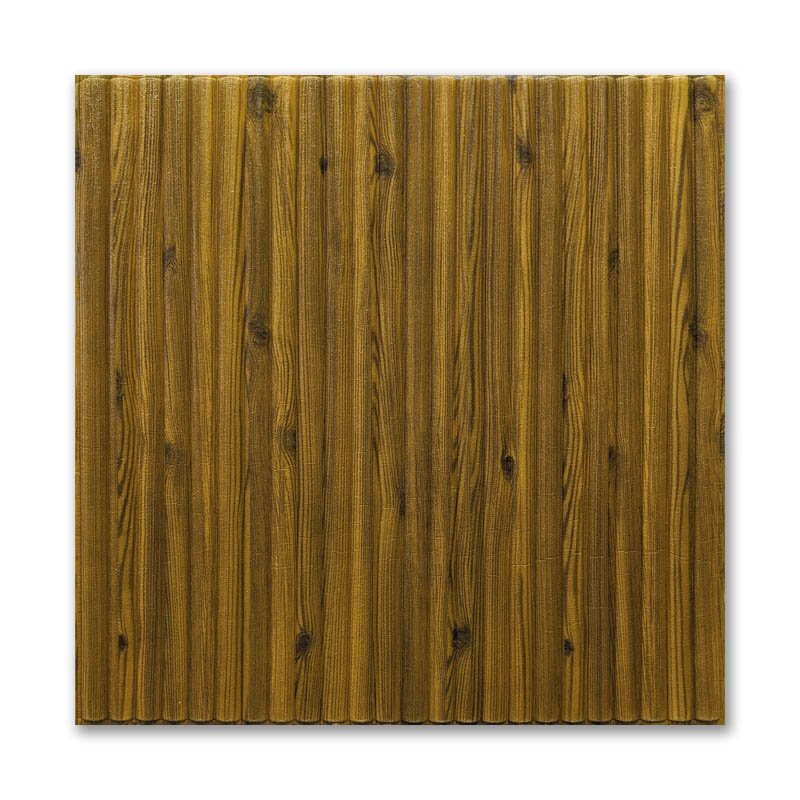 Самоклеюча 3D панель Sticker Wall 700x770x5 мм Дерево бамбук (00194)