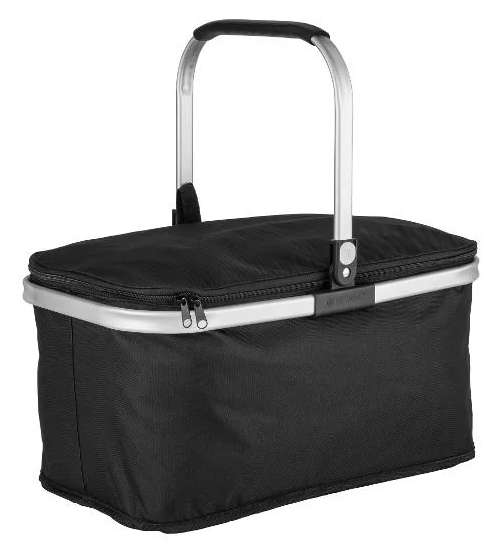 Корзина сумка складная Topmove с алюминиевой рамой 26 л Черный