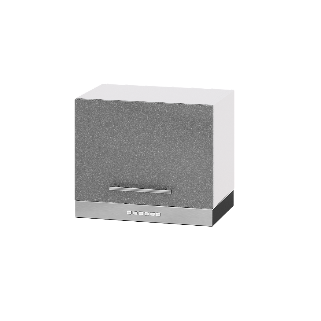 Шкаф верхний под вытяжку Эверест Модерн модуль Верх В15-500 50х30х36 см Серебристый металлик глянец/Белый (02758) - фото 1 Шкаф верхний под вытяжку Эверест Модерн модуль Верх В15-500 50х30х36 см Серебристый металлик глянец/Белый (02758) - фото 1