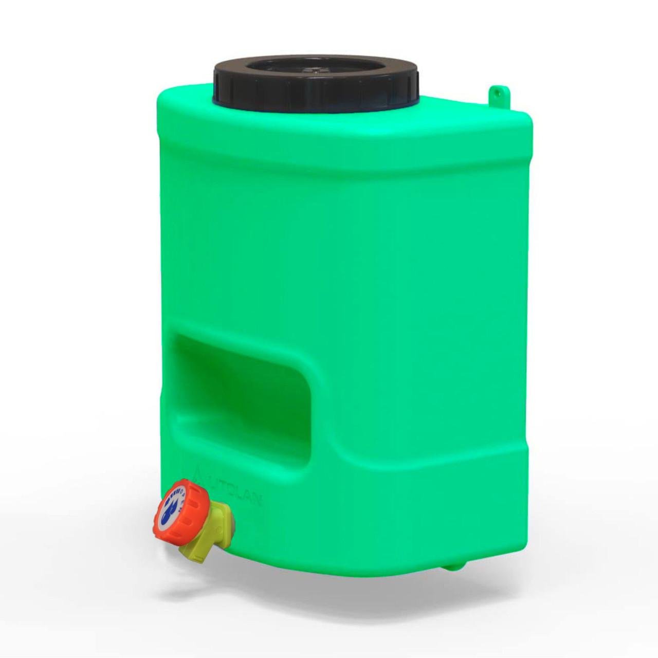 Умывальник Litolan с вентильным краном и мыльницей 15 л Зеленый Умывальник Litolan с вентильным краном и мыльницей 15 л Зеленый