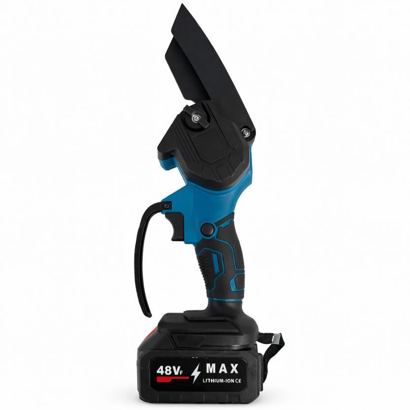 Пилка цепная мини аккумуляторная 8" 20 см 48 V в кейсе 2 аккумулятора (AND1592)