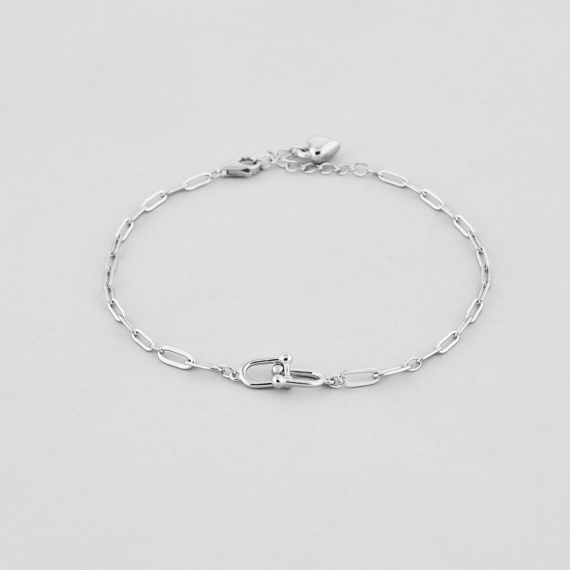 Браслет серебряный Minimal Реакция (550299)