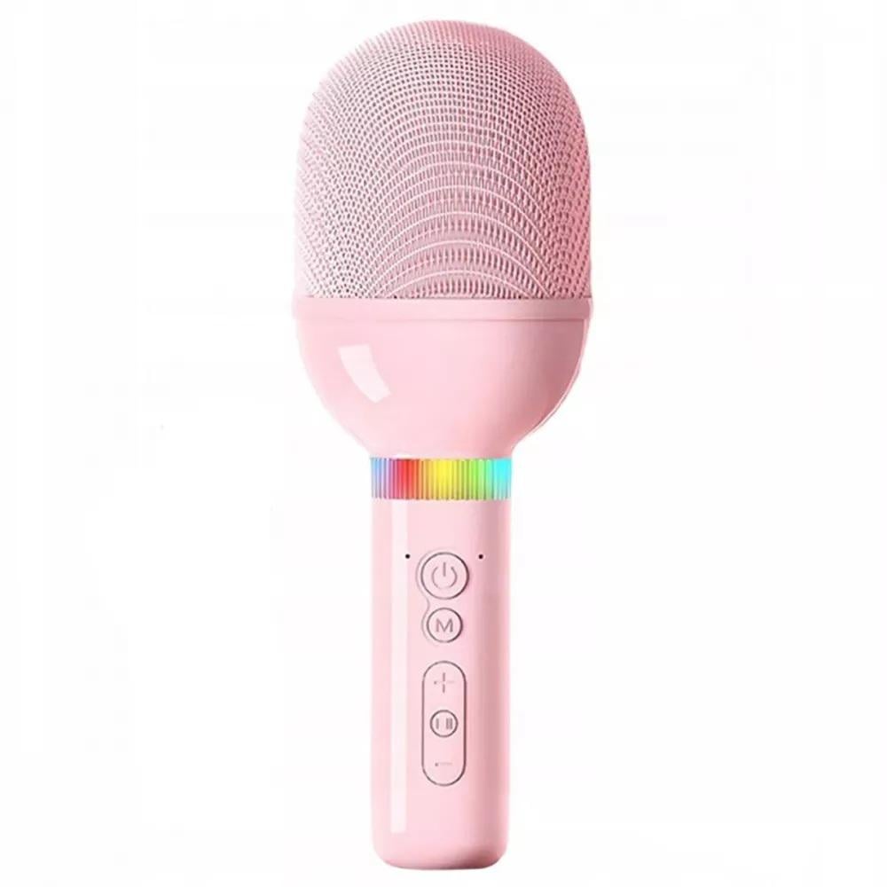 Микрофон-караоке Sound Wawe детский Bluetooth 5.0 Розовый (619978)