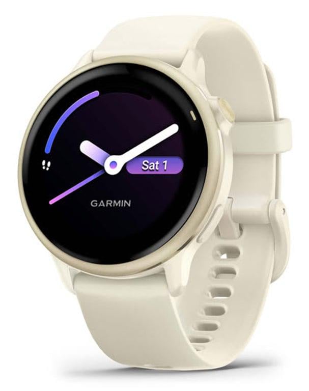 Смарт-годинник Garmin Vivoactive 6 Lunar Gold with Bone Band (010-02985-01/41)