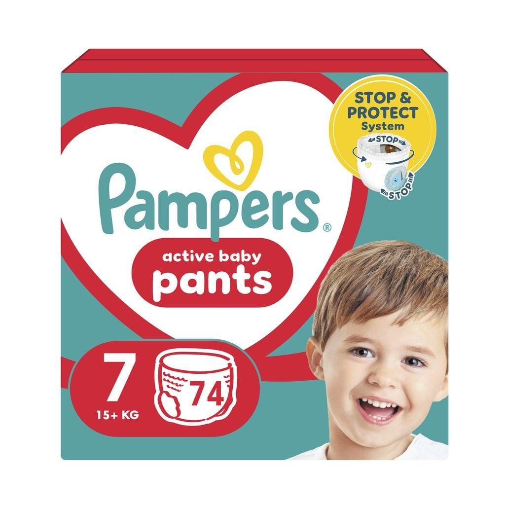 Підгузки-трусики дитячі Pampers Active Baby Pants р. 7 15+ кг 74 шт. (PD262542)