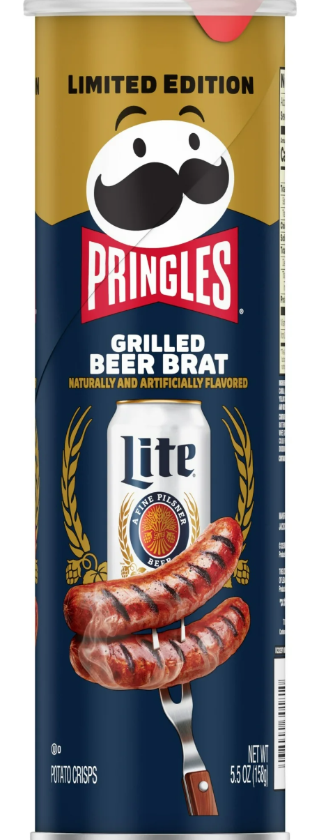 Чипсы Pringles Miller Lite Grilled Beer Brat 158 г (2602930698)