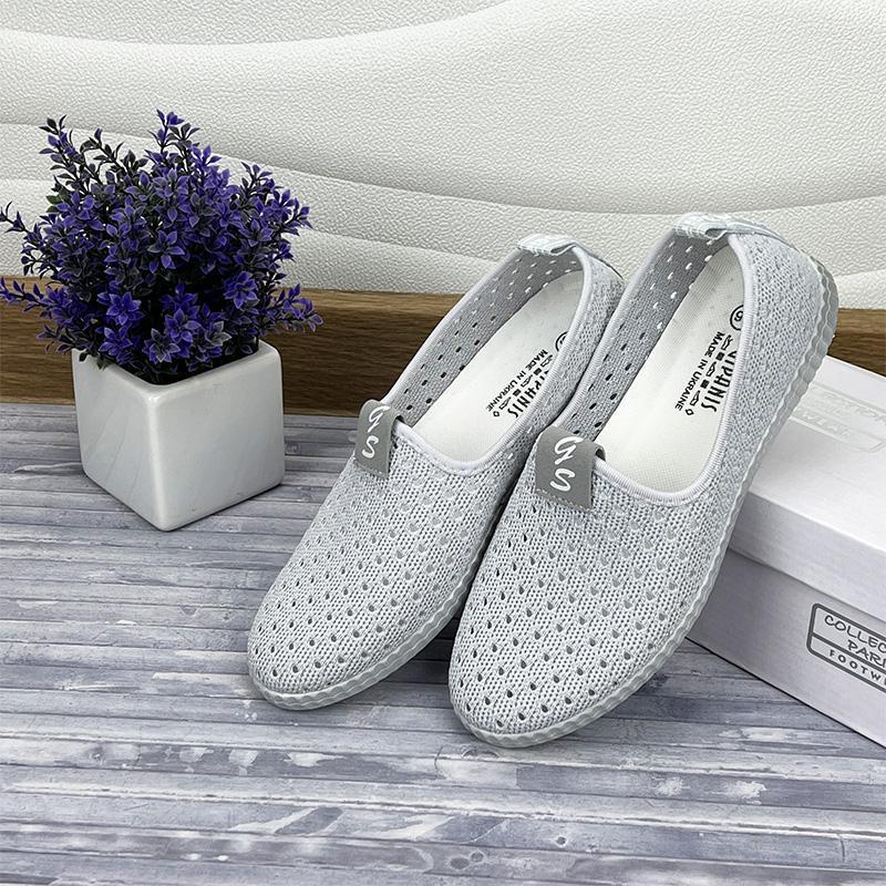 Мокасини жіночі Е-005260-1 25 см p. 38 Сірий (77143409) - фото 2 Мокасини жіночі Е-005260-1 25 см p. 38 Сірий (77143409) - фото 2