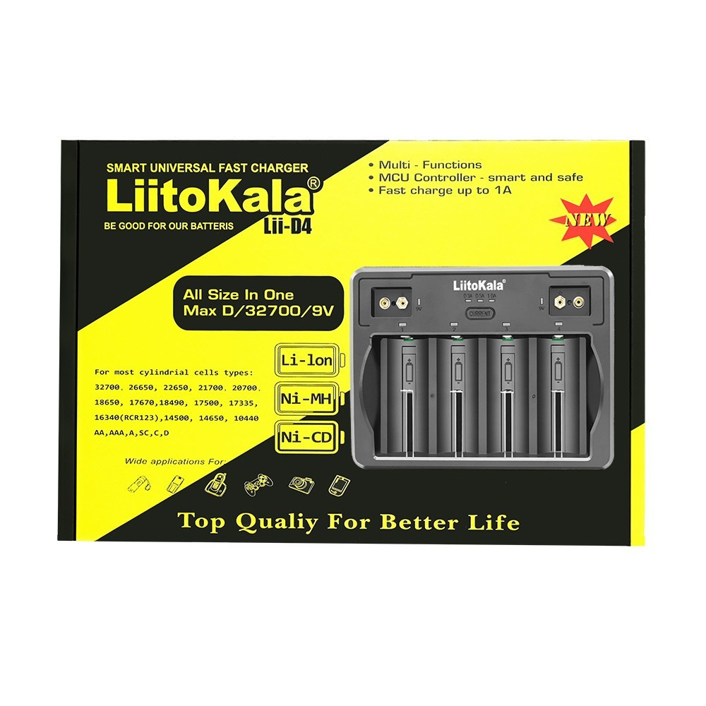 Зарядний пристрій Liitokala Lii-D4 (2497162495) - фото 4 Зарядний пристрій Liitokala Lii-D4 (2497162495) - фото 4