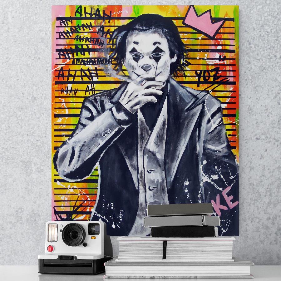 Картина на холсте Джокер HolstPrint 60х90 см
