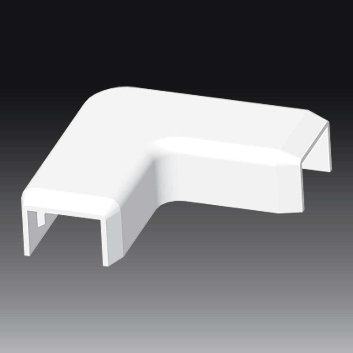 Угол плоский KOPOS для короба LH 15x10 мм ПВХ Белый (8683_HB)