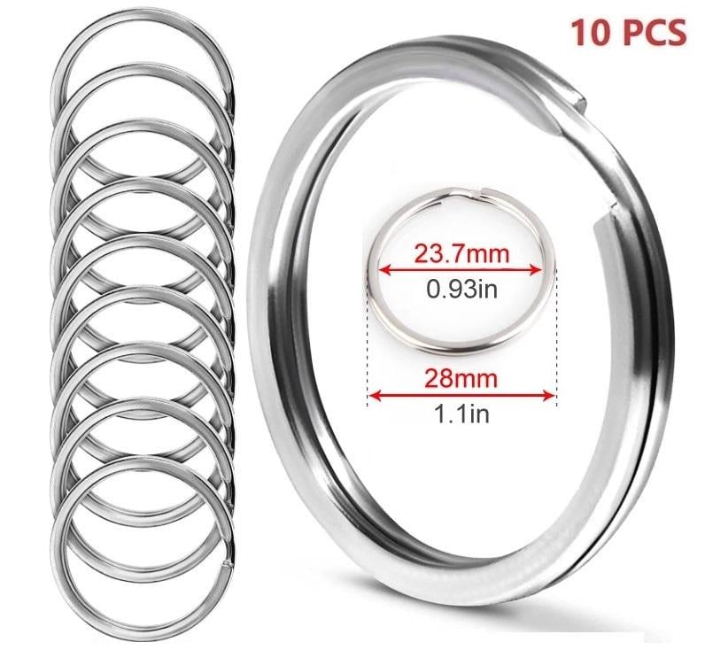 Кільце для ключів Ø 28 мм 10 шт. (SP-77028) - фото 10