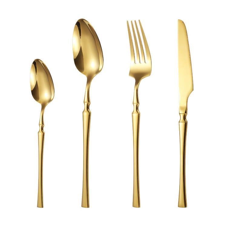 Набір столових приборів 10791 4 пр. Золотистий (4570689)
