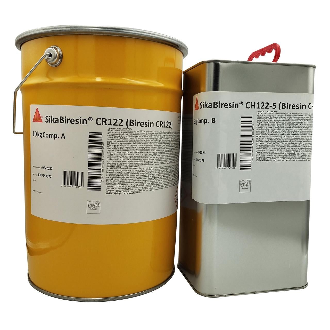 Эпоксидная смола для композитов и форм Sika Biresin CR122 + CH122-5 термостойкая 13 кг