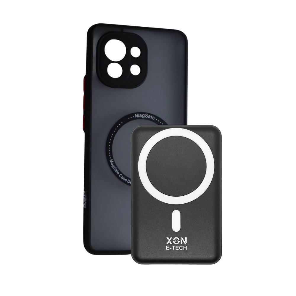 Чехол с беспроводной батареей XON 5000 mAh для Xiaomi Mi 11 BatteryCase Черный (987803142)