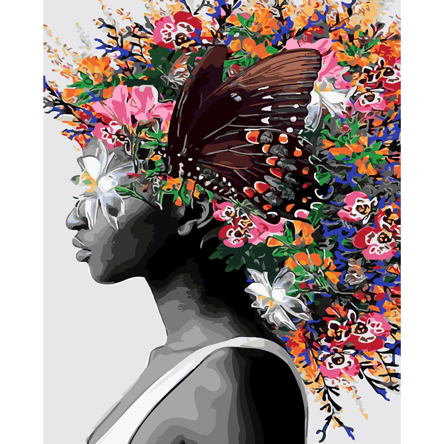 Картина по номерам Strateg Цветы в моей голове 40х50 см (SY6149)