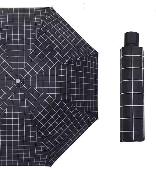 Зонт складной Checkers полуавтомат 8 спиц d 98 см Black (30279) - фото 4 Зонт складной Checkers полуавтомат 8 спиц d 98 см Black (30279) - фото 4