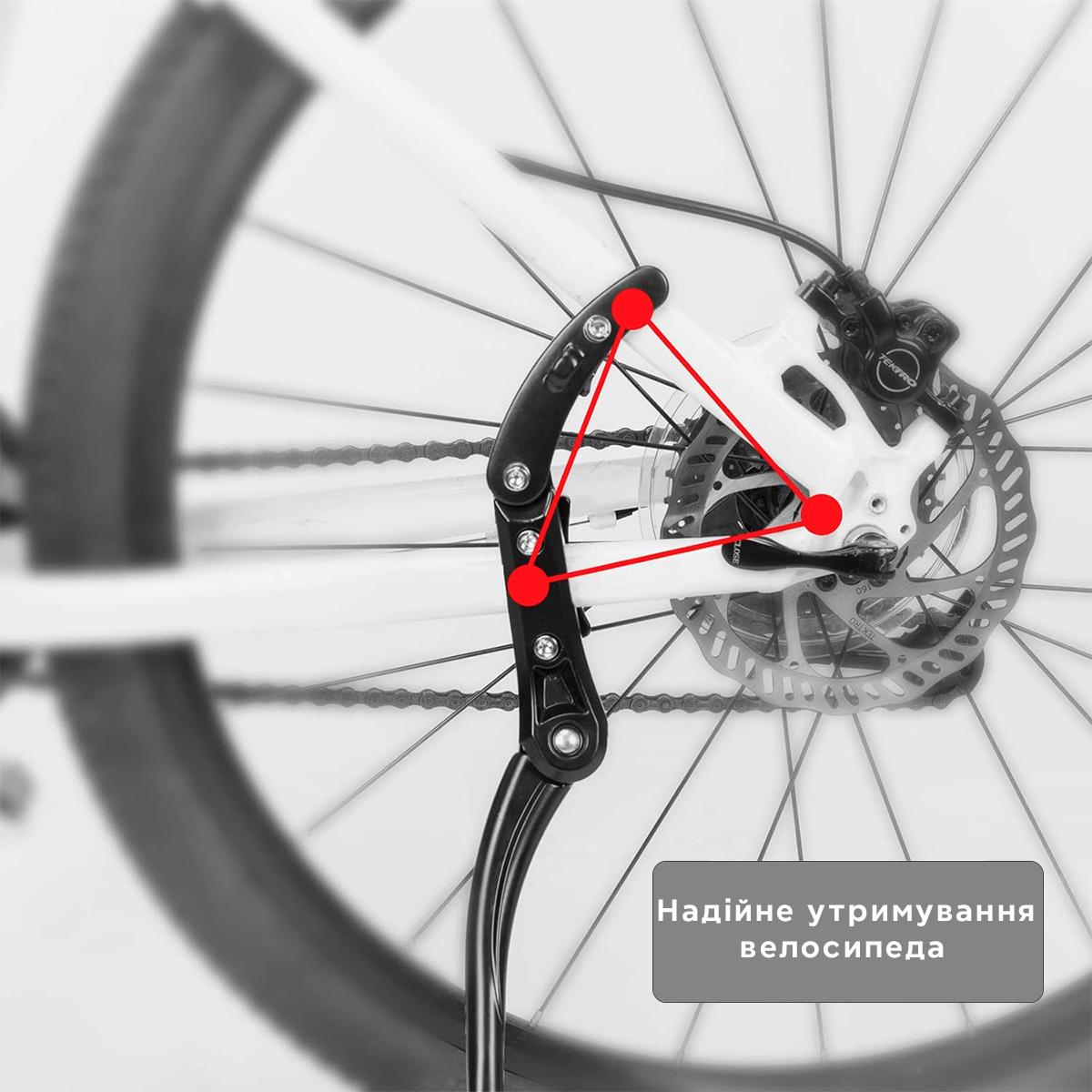 Підніжка на велосипед ROCKBROS JC1005 26"-29" Чорний (RB-JC1005-1192) - фото 4 Підніжка на велосипед ROCKBROS JC1005 26"-29" Чорний (RB-JC1005-1192) - фото 4