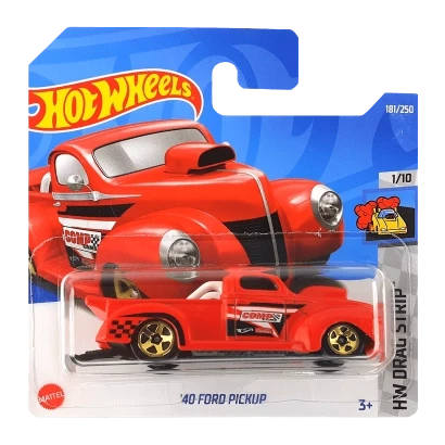 Машинка Hot Wheels Mattel '40 Ford Pickup Drag Strip (HCX61)