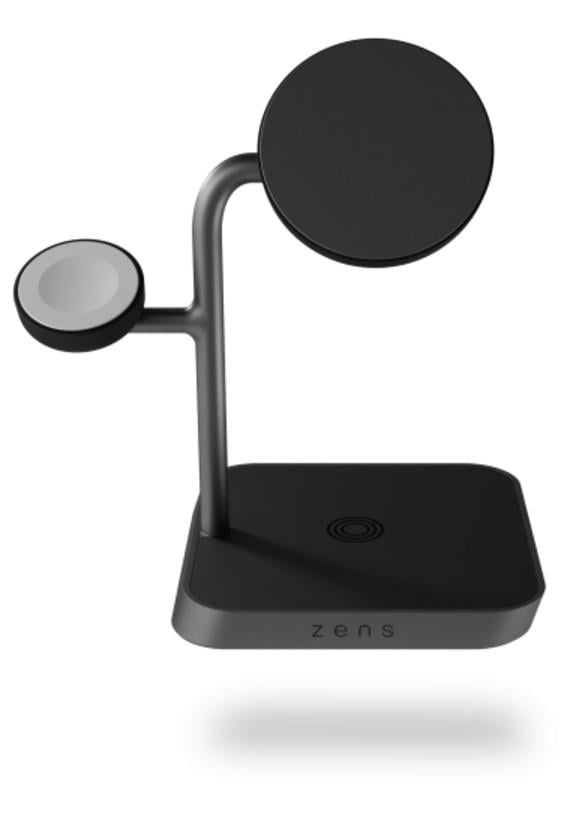 Док-станция беспроводная Zens Qi2 Magsafe Док-станция 3в1 25W Office Charger Pro 3 Wireless Black (2290598592)