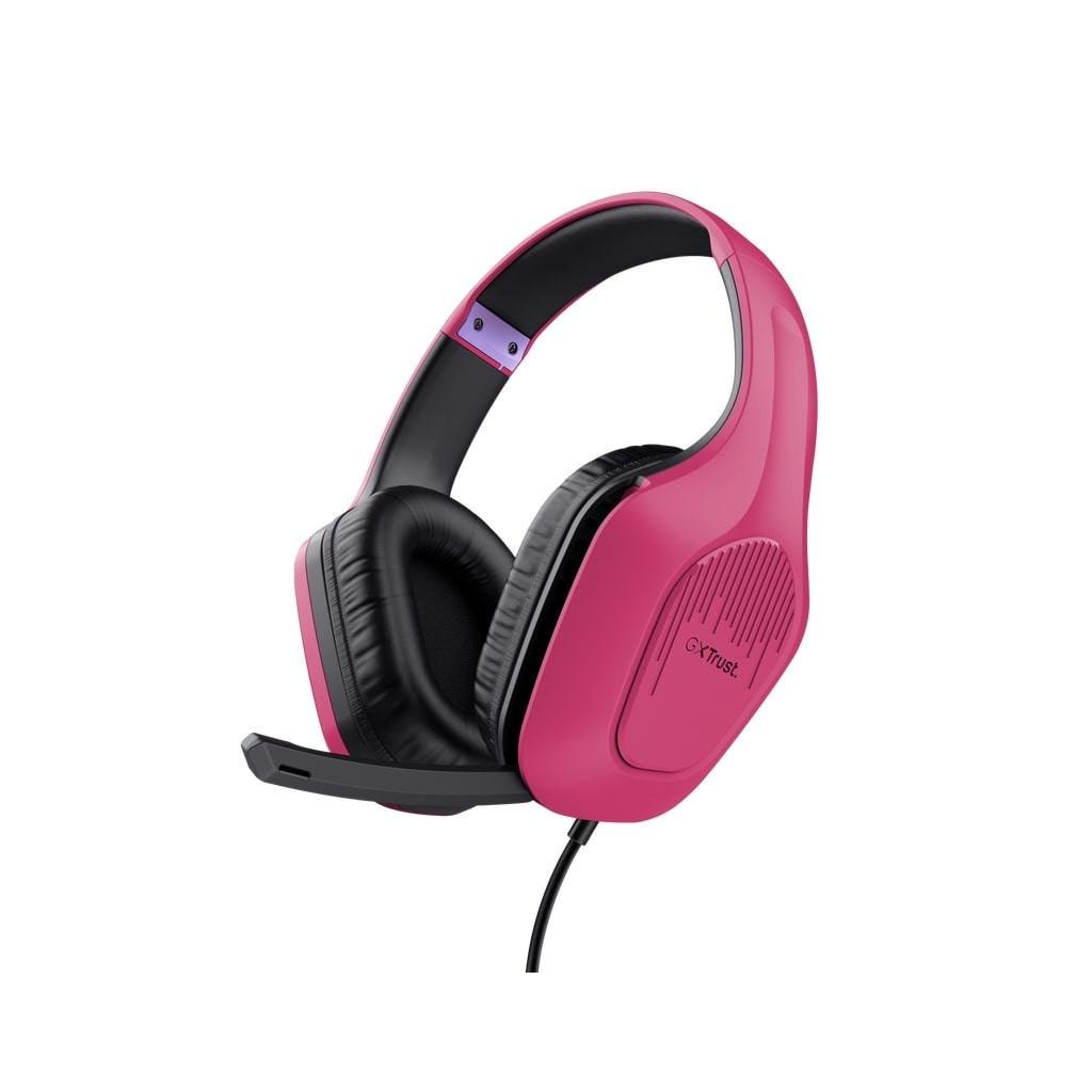 Навушники Trust GXT 415 Zirox 3,5 мм Pink (24992)