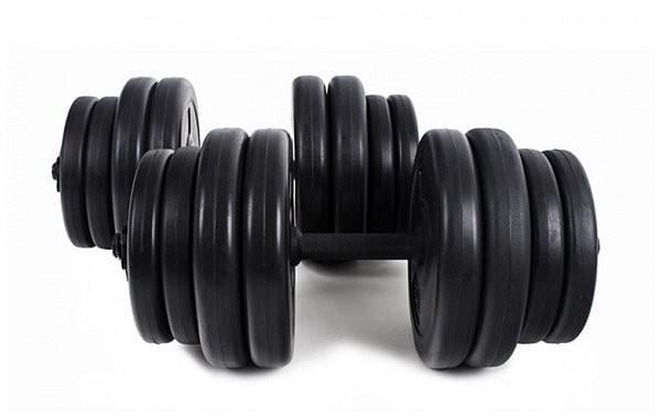 Наборные гантели RN-Sport с покрытием ABS 16 кг 2 шт. и скакалка (2764274491)