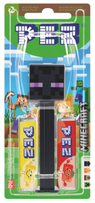 Диспенсер с конфетами Pez Minecraft Enderman 17 г (2560103426)