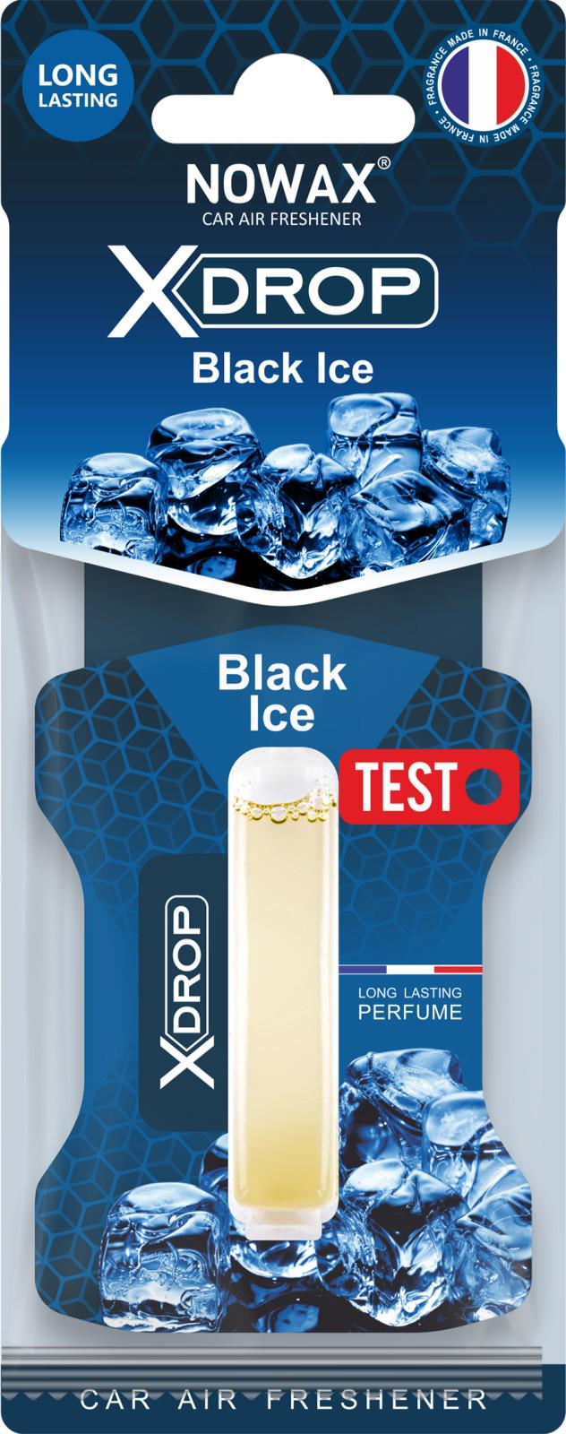 Ароматизатор целлюлозный с капсулой Nowax серия X Drop Black ice 25 шт.