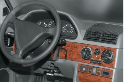 Накладки на панель Алюминий Meric для Alfa Romeo 145/146 1994-2001 гг. пластик Серый