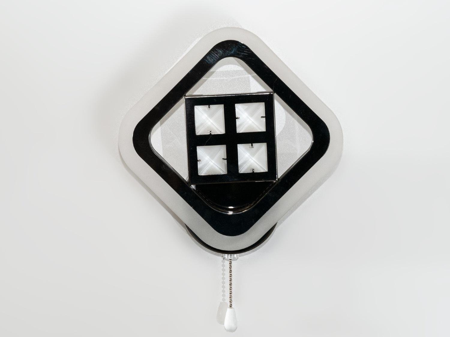 Светодиодное бра 21W Чtрный хром (8190)