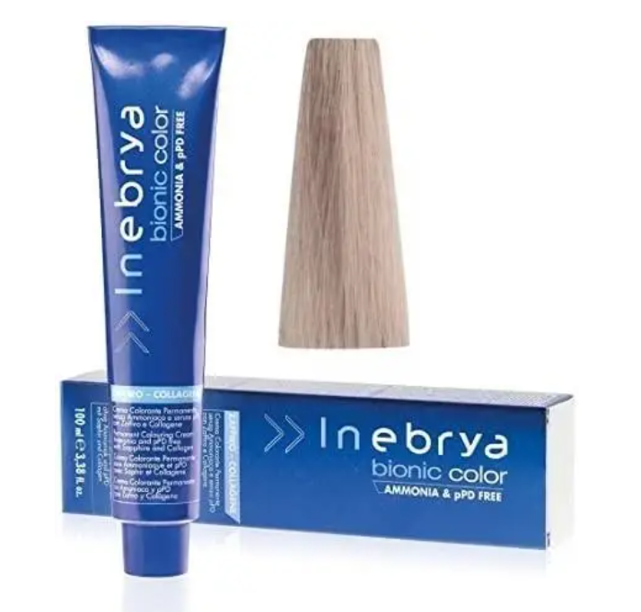 Крем-краска для волос INEBRYA Bionic Сolor стойкая без аммиака 100 мл 10/13 Платиновый блонд бежевый Крем-краска для волос INEBRYA Bionic Сolor стойкая без аммиака 100 мл 10/13 Платиновый блонд бежевый
