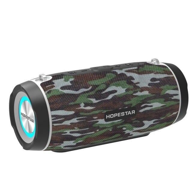 Портативная Bluetooth колонка подсветка Hopestar H45 Party водонепроницаемая Камуфляж