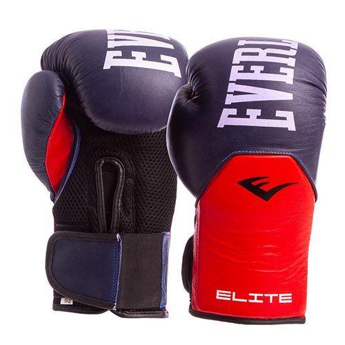 Рукавички боксерські Everlast MA-6757 12 oz Темно-синій/Червоний (37429432)