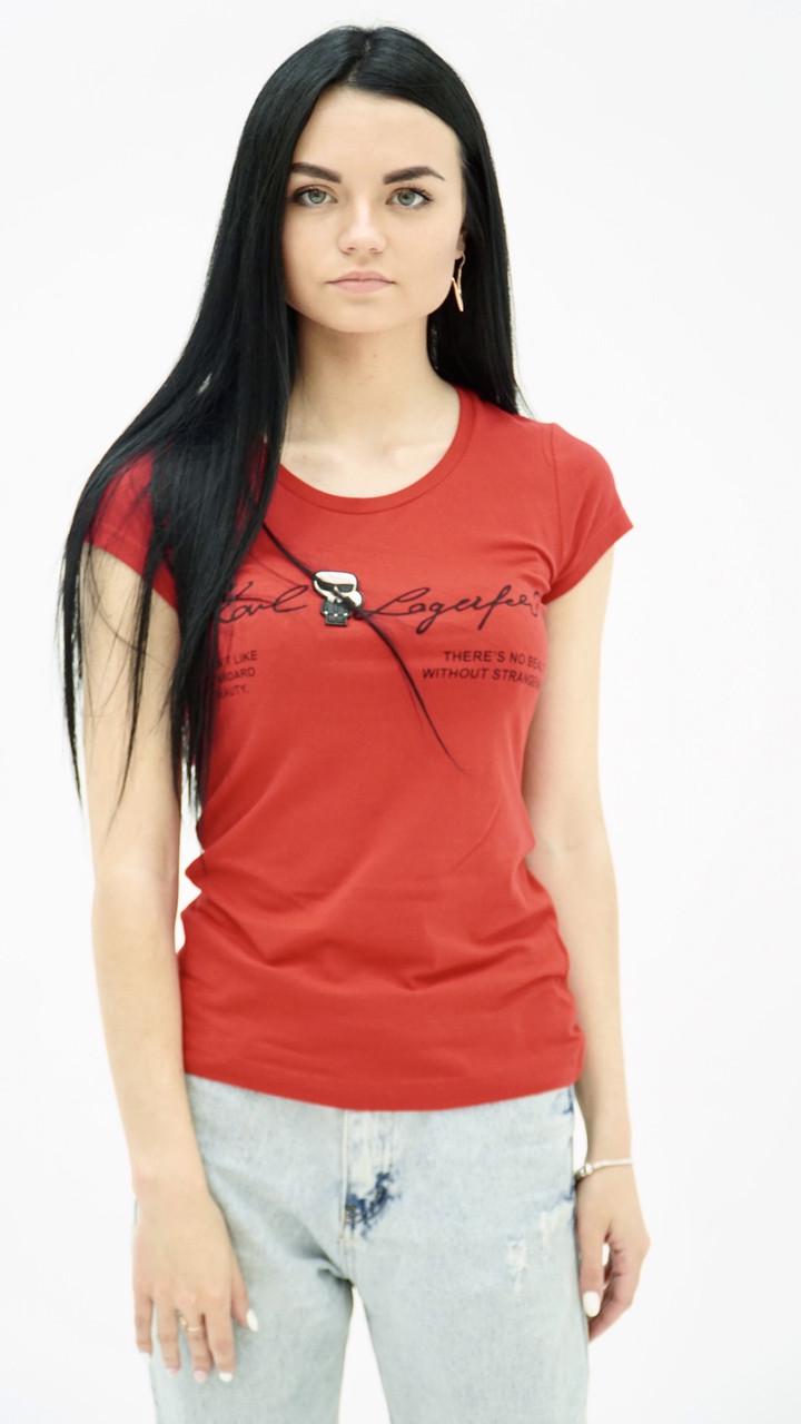 Футболка женская Karl Lagerfeld 13382 2021 S Red